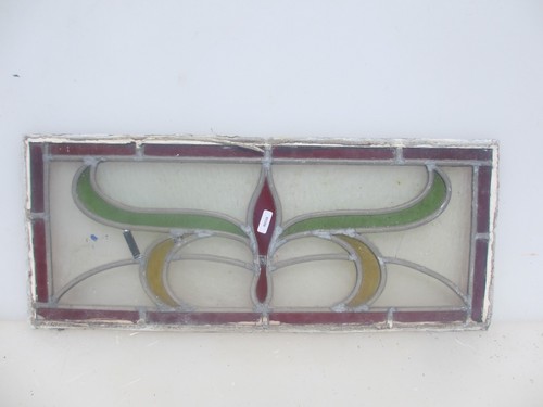 Antique stained glass window - antique,