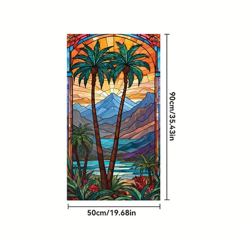 Stained glass window film - 3d,