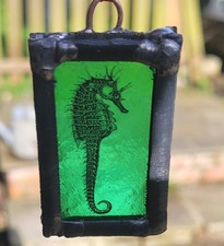 Stained Glass Seahorse leaded