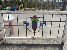 Leaded Stained Glass Window In