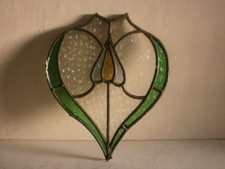 antique stained glass window