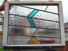 Art Deco leaded stained glass
