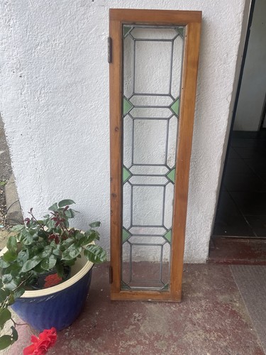 Lovely antique stained glass - stained,