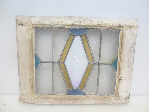 Antique stained glass - stained, window