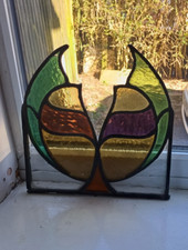 1930s stained glass window