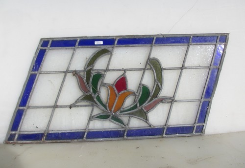 Antique stained glass window - antique,